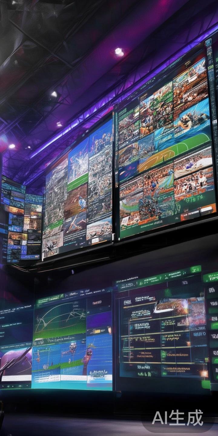 丰富的体育赛事覆盖：涵盖足球、篮球、网球、电竞等多